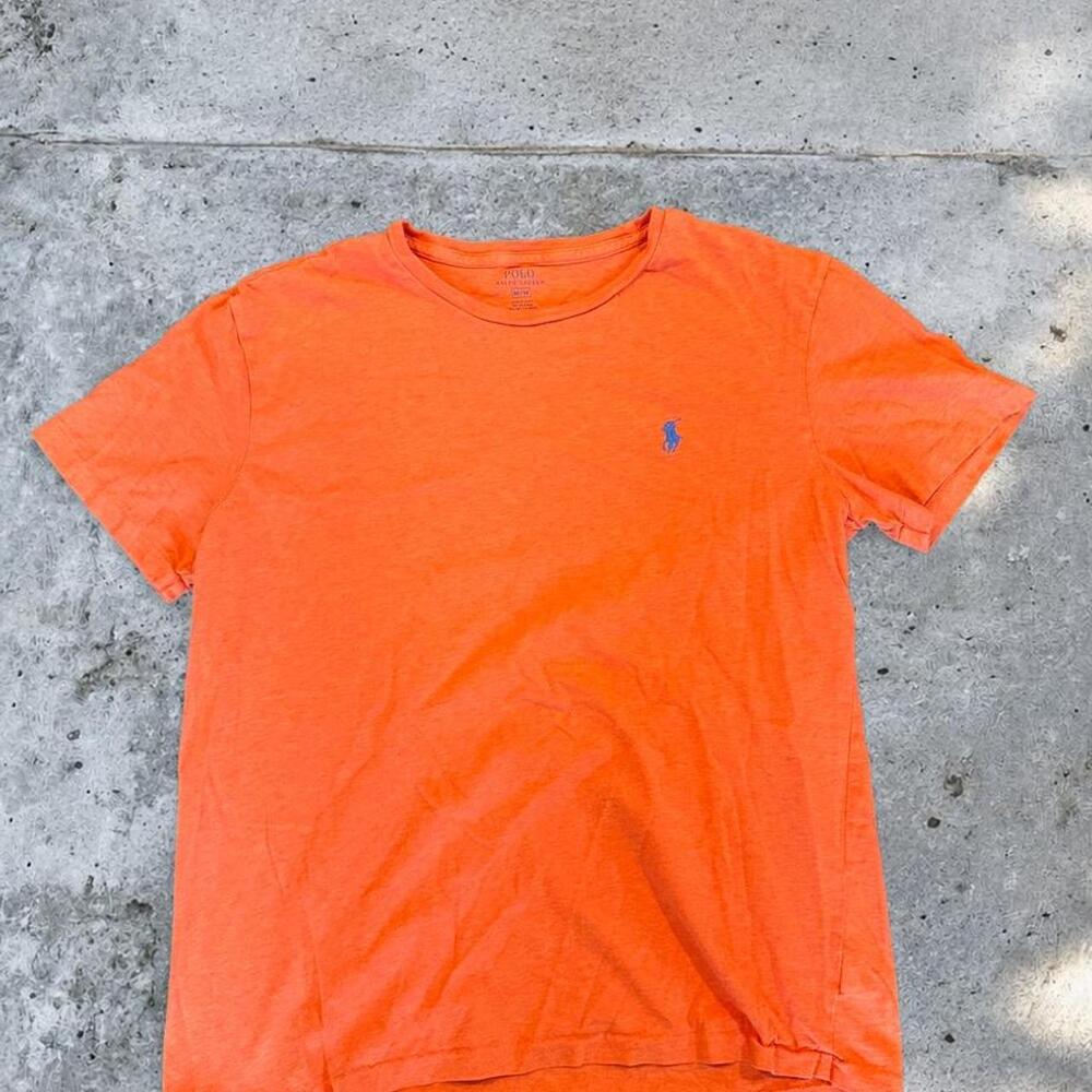 Polo Ralph Lauren Orange Logo Tee – Men’s Medium